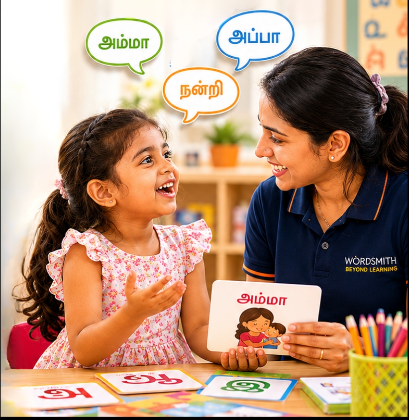 Child speaking Tamil with confidence